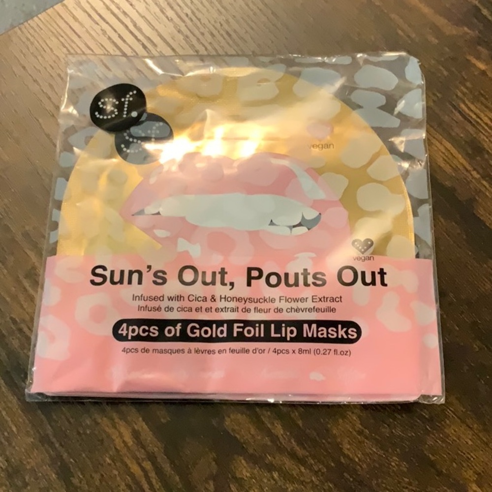 SF Gold Foil Lip Masks - 4pcs